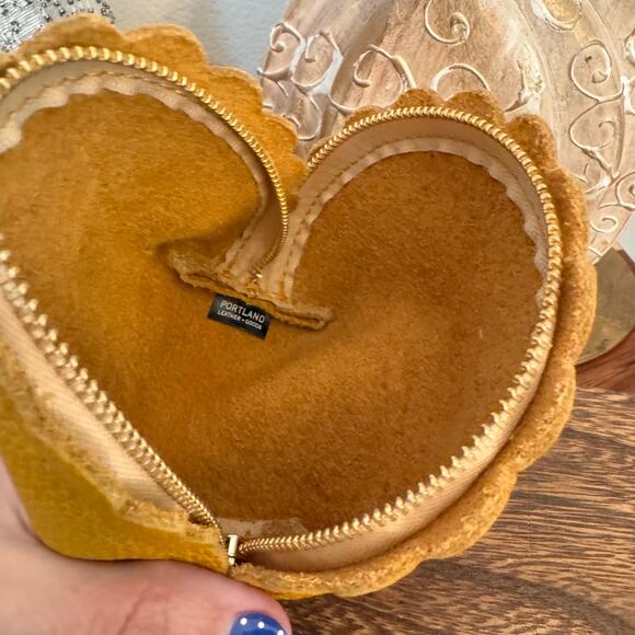 Portland Leather Marigold Pouch SUNSHINE PLG FAST SHIP Leather Purse Organizer - Picture 6 of 6